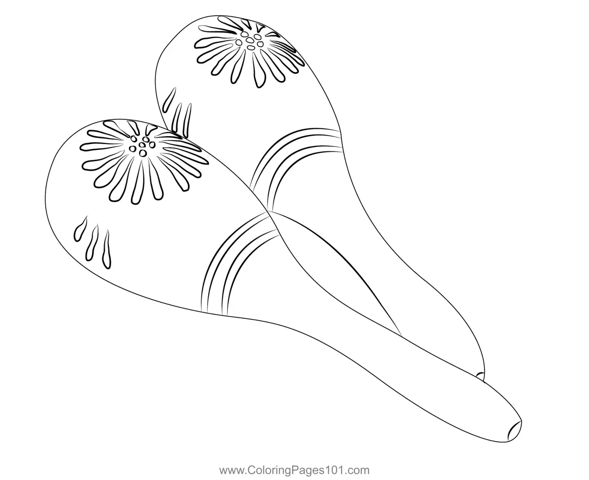 Maraca Coloring Pages 4