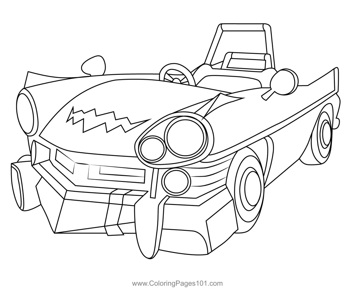 Mario Kart Coloring Pages 8