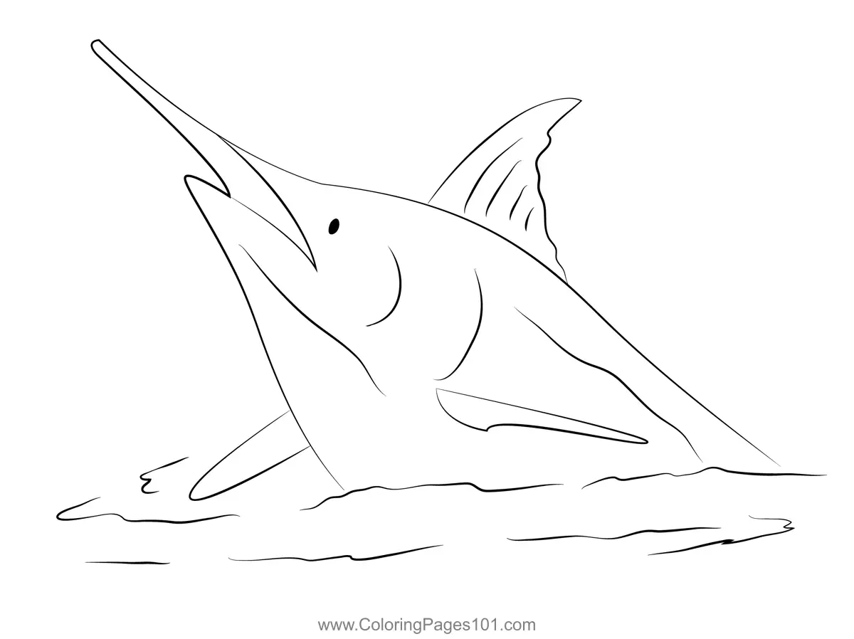 Marlins Coloring Pages 8