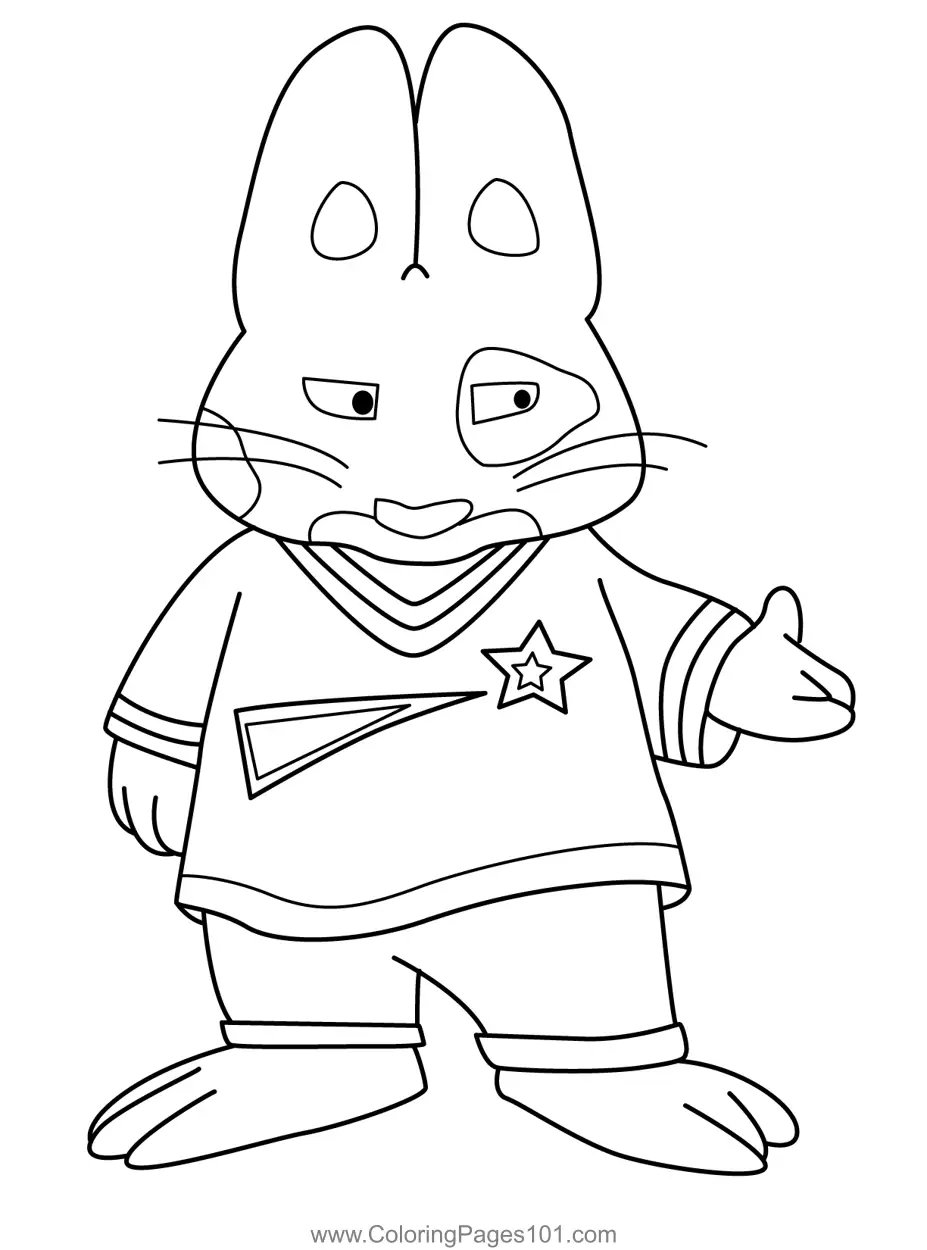 Max and Ruby Coloring Pages 2