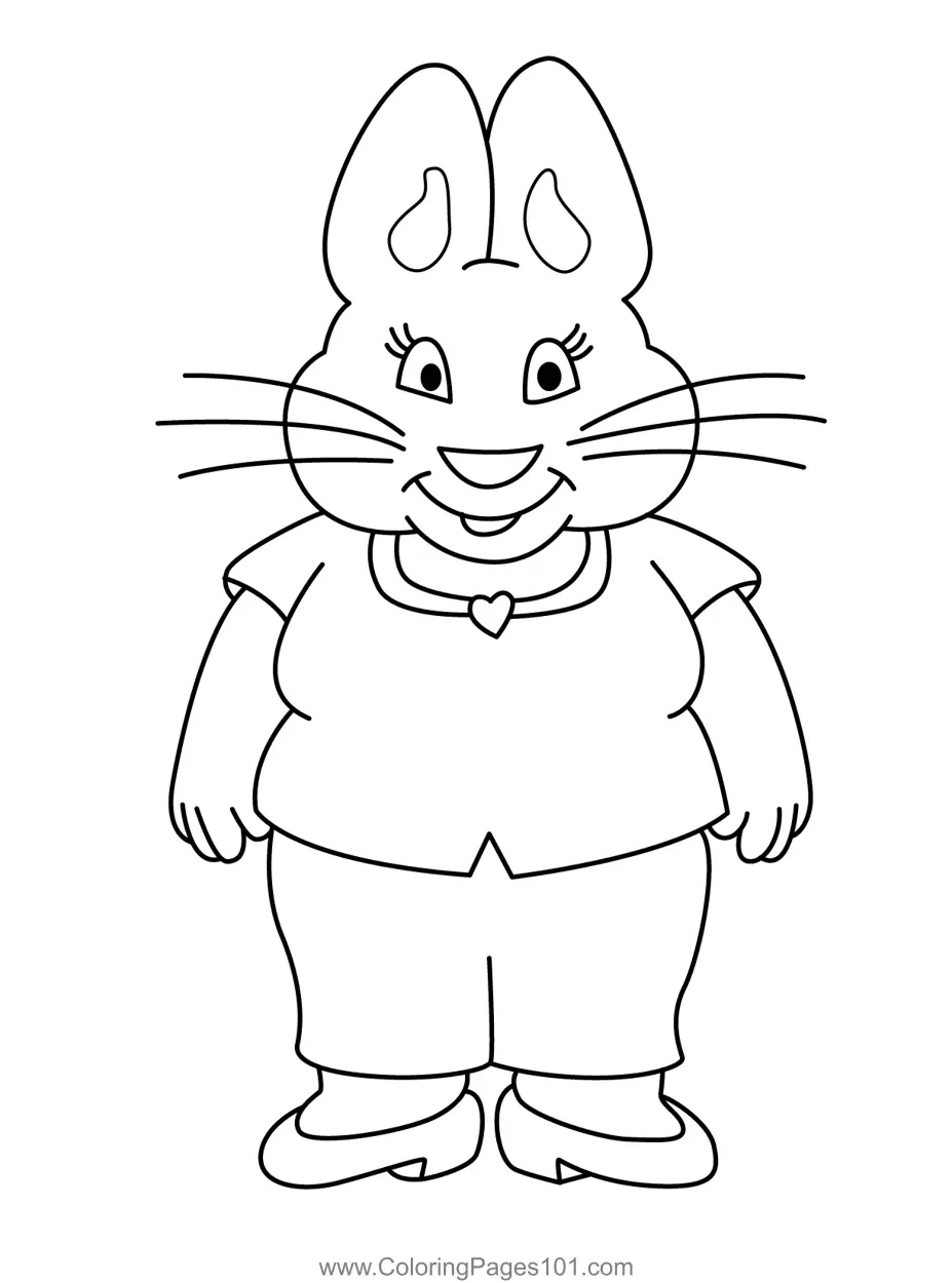 Max and Ruby Coloring Pages 4