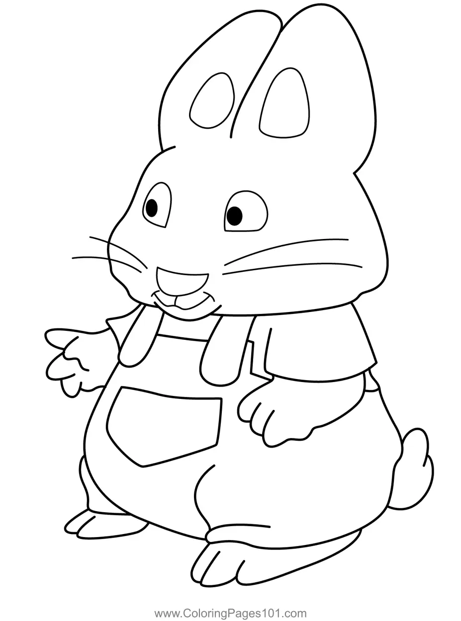 Max and Ruby Coloring Pages 7