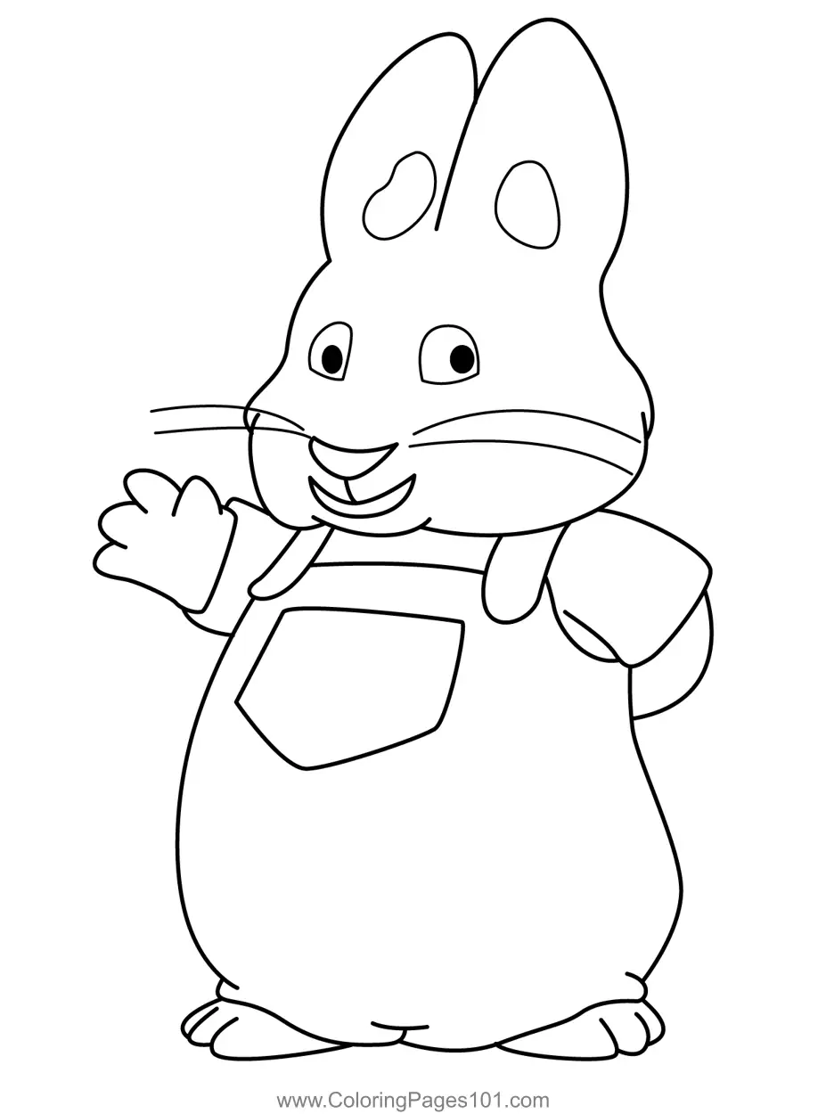 Max and Ruby Coloring Pages 8