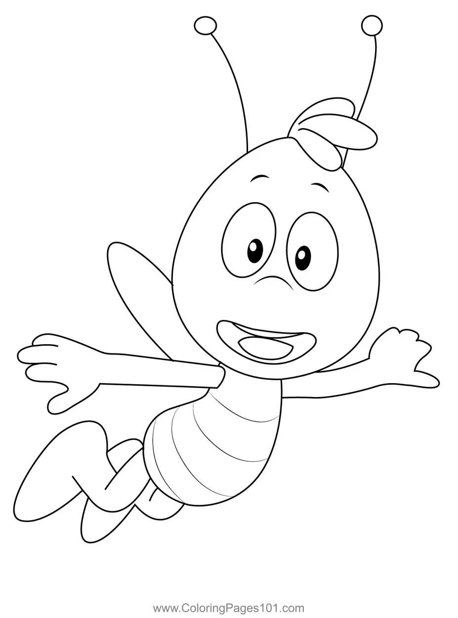 Maya the Bee Coloring Pages 10