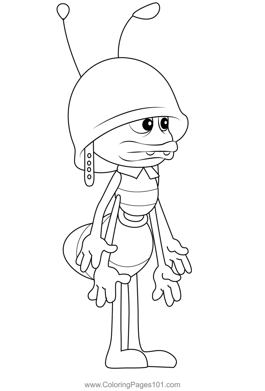 Maya the Bee Coloring Pages 11