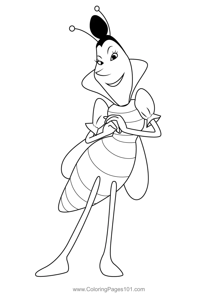 Maya the Bee Coloring Pages 7