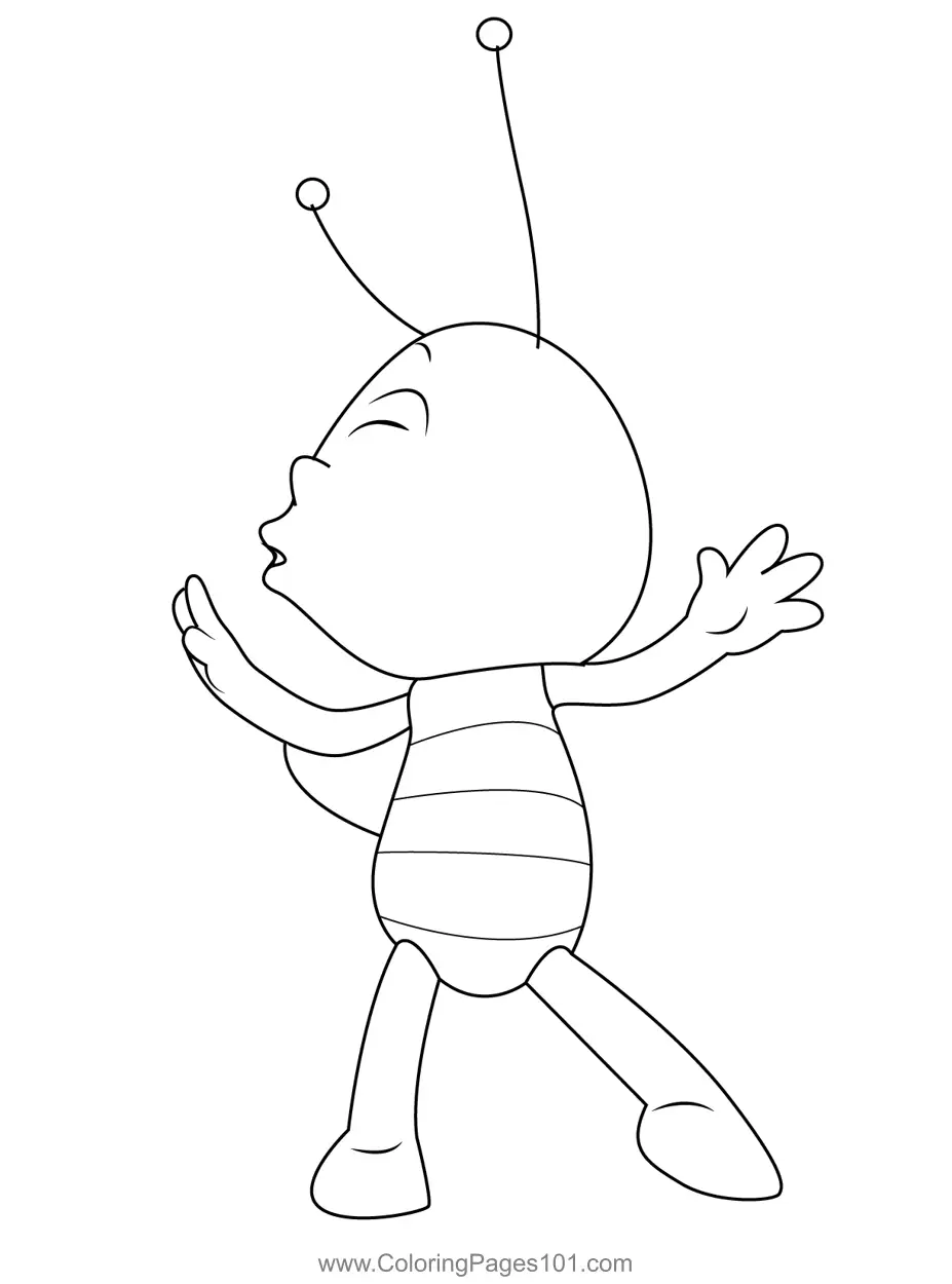 Maya the Bee Coloring Pages 8