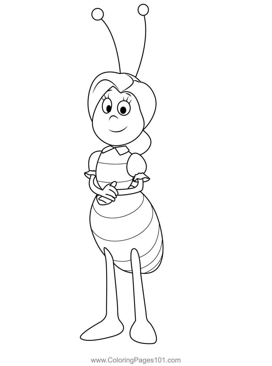 Maya the Bee Coloring Pages 9