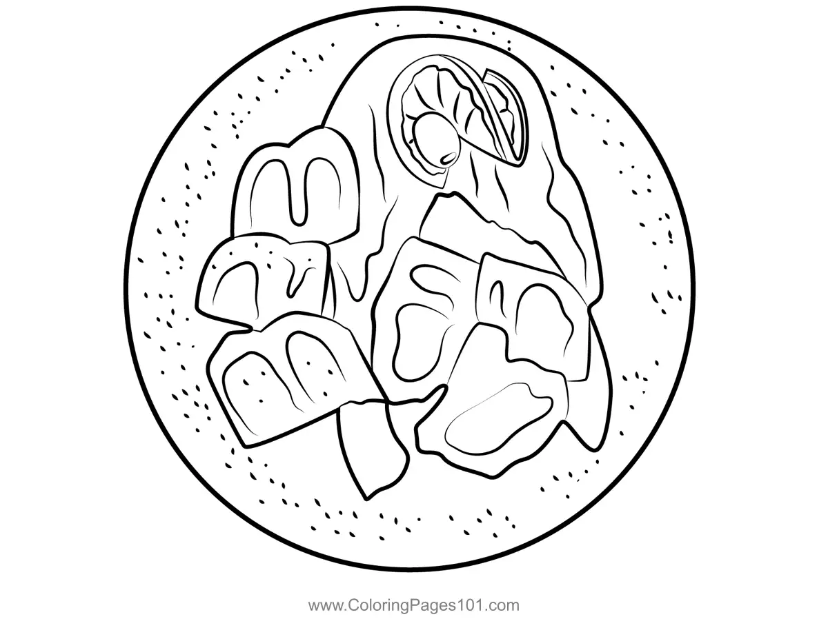 Meat Coloring Pages