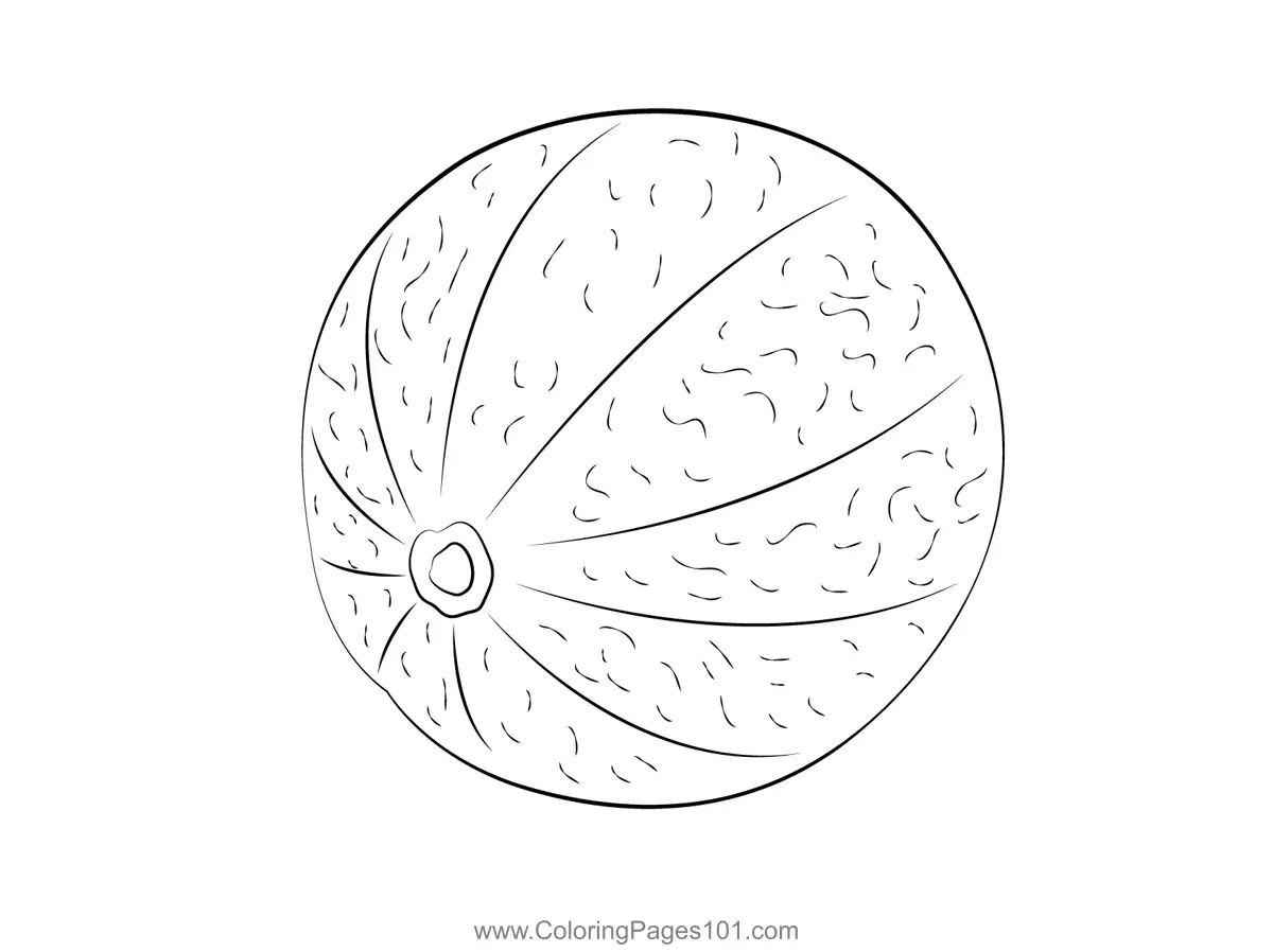Melon Coloring Pages 10