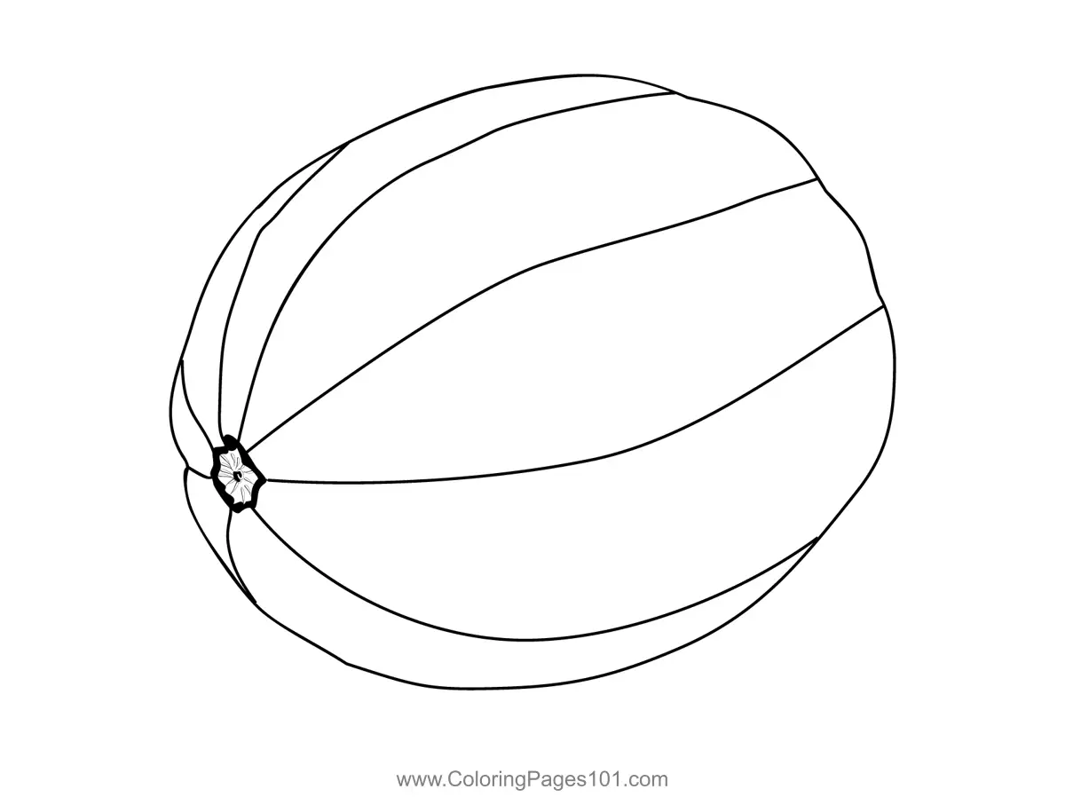Melon Coloring Pages 7