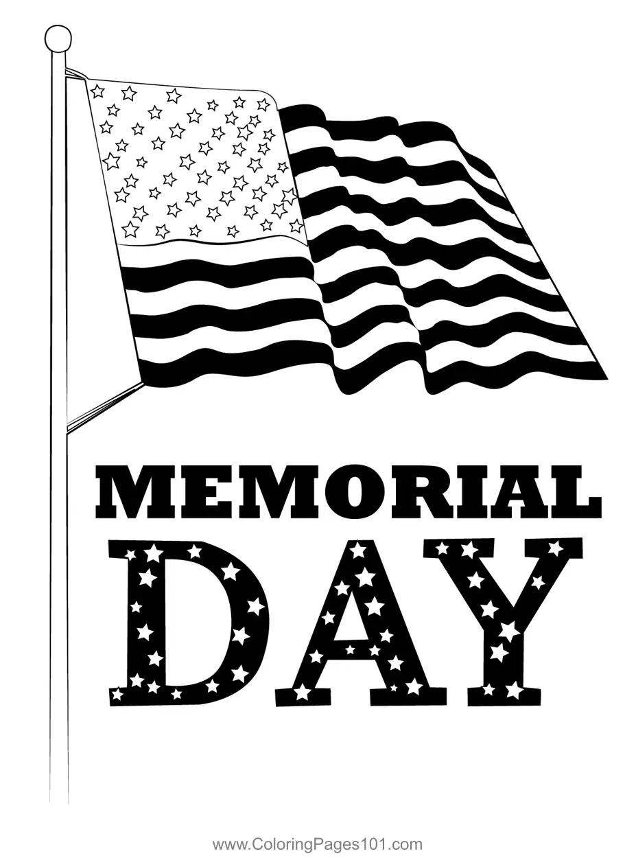 Memorial Day Coloring Pages 11