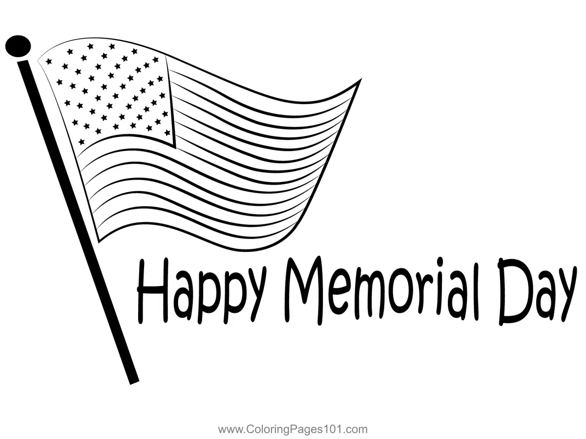 Memorial Day Coloring Pages 2