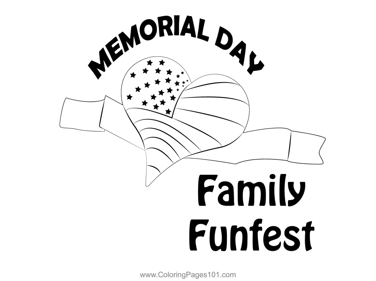 Memorial Day Coloring Pages 3
