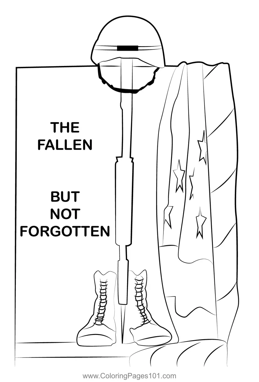 Memorial Day Coloring Pages 4