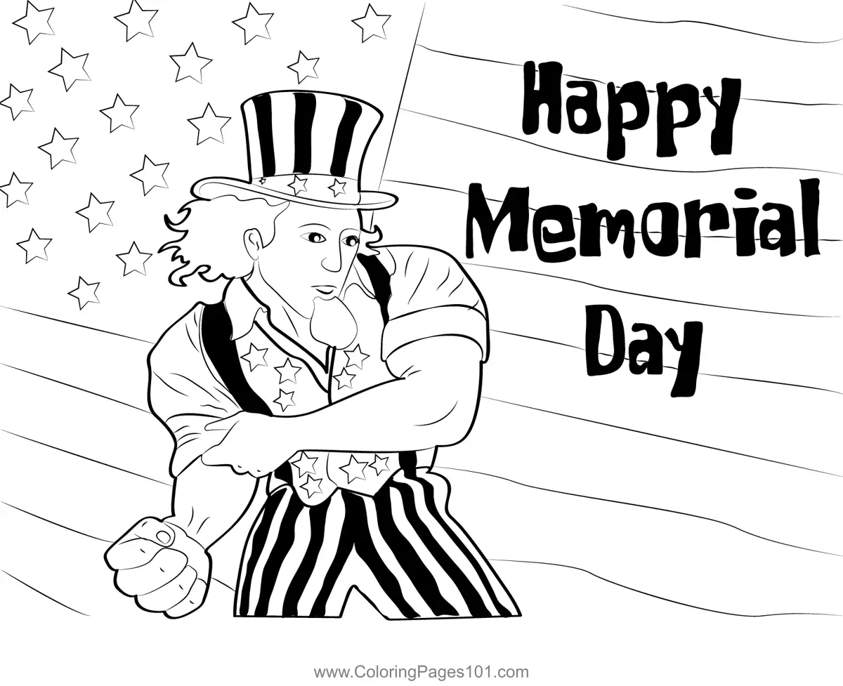 Memorial Day Coloring Pages 6