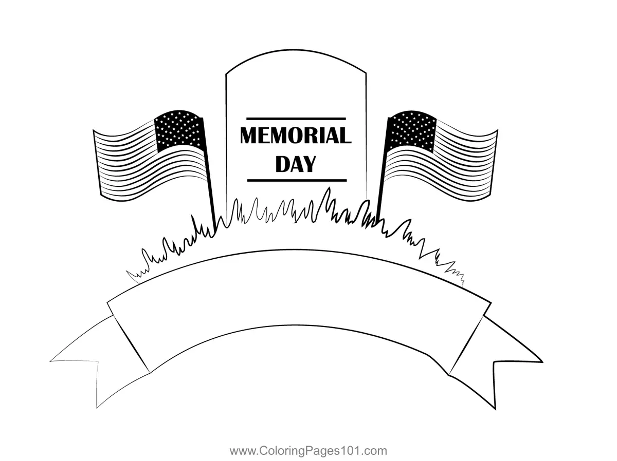 Memorial Day Coloring Pages 7