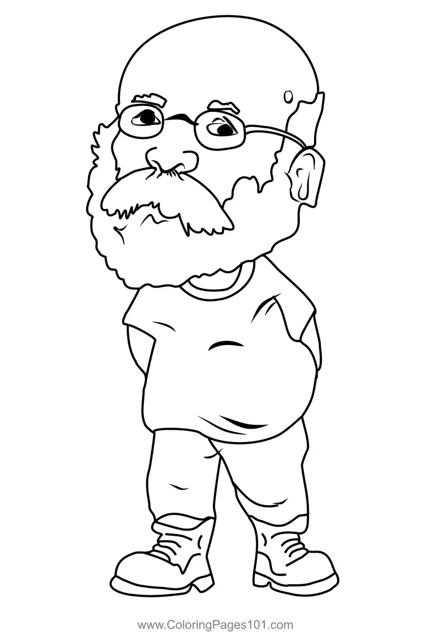 Men Coloring Pages 2