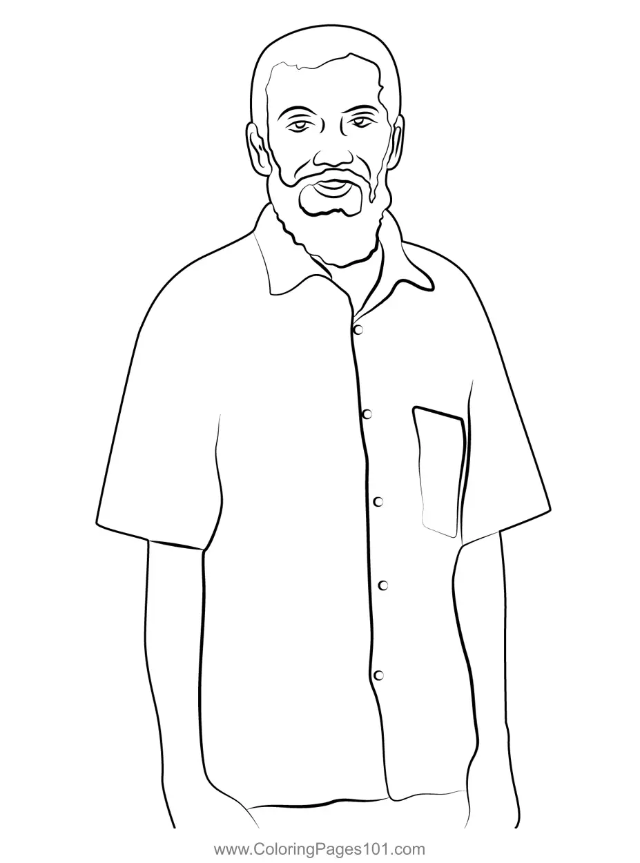 Men Coloring Pages 8