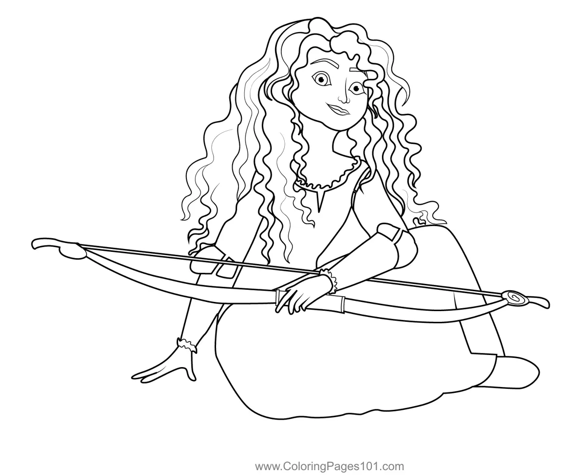 Merida Coloring Pages 3