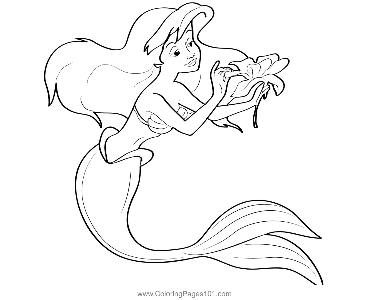 Mermaids Coloring Pages 5