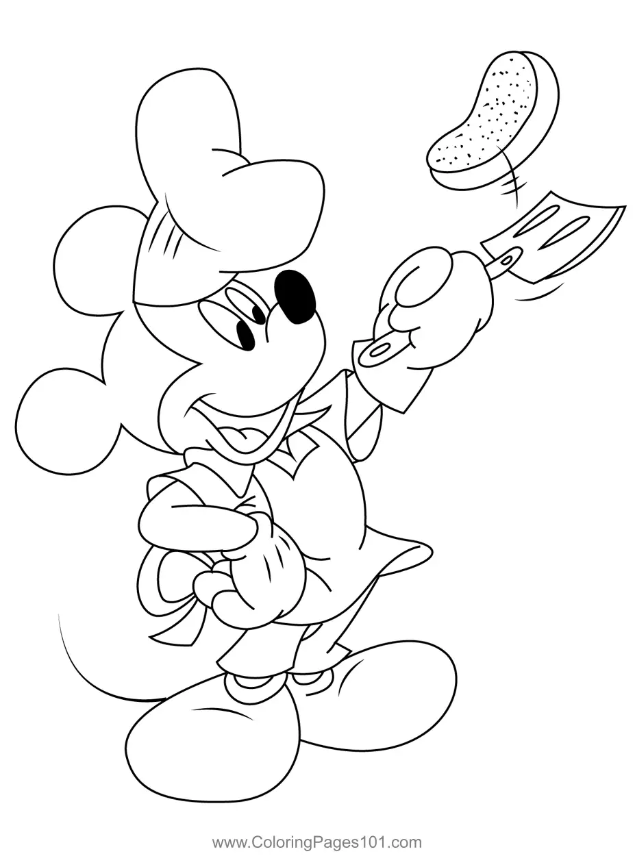 Mickey Mouse Coloring Pages 10