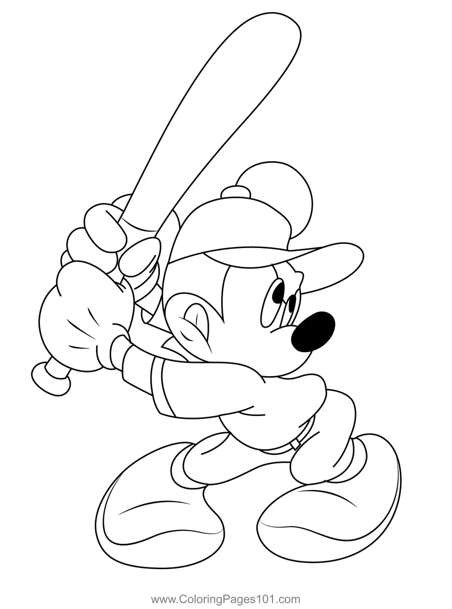 Mickey Mouse Coloring Pages 8