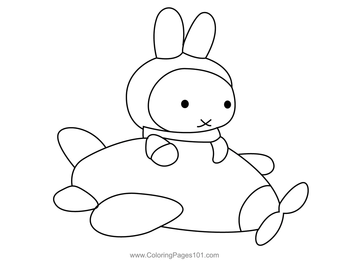 Miffy Coloring Pages 10