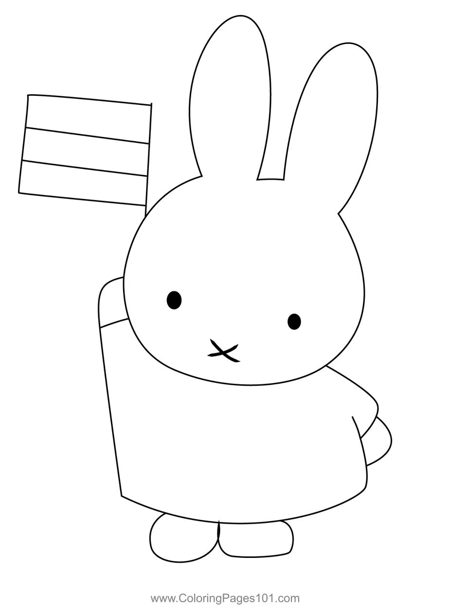 Miffy Coloring Pages 9