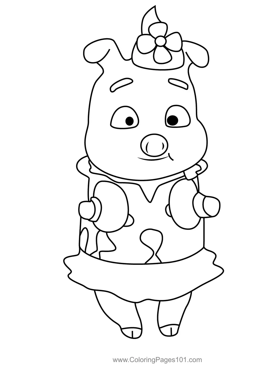Mighty Express Coloring Pages 1