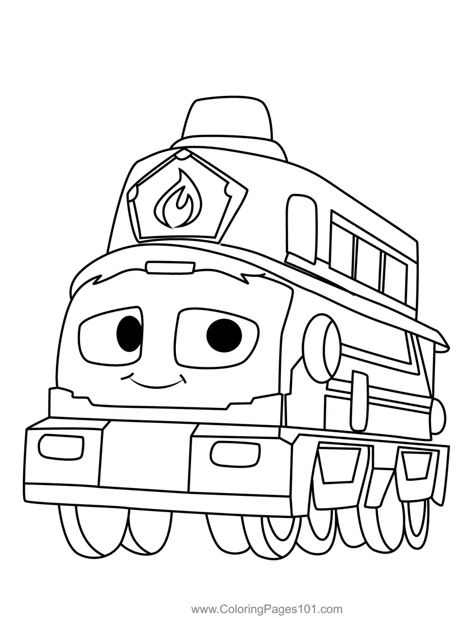Mighty Express Coloring Pages 10