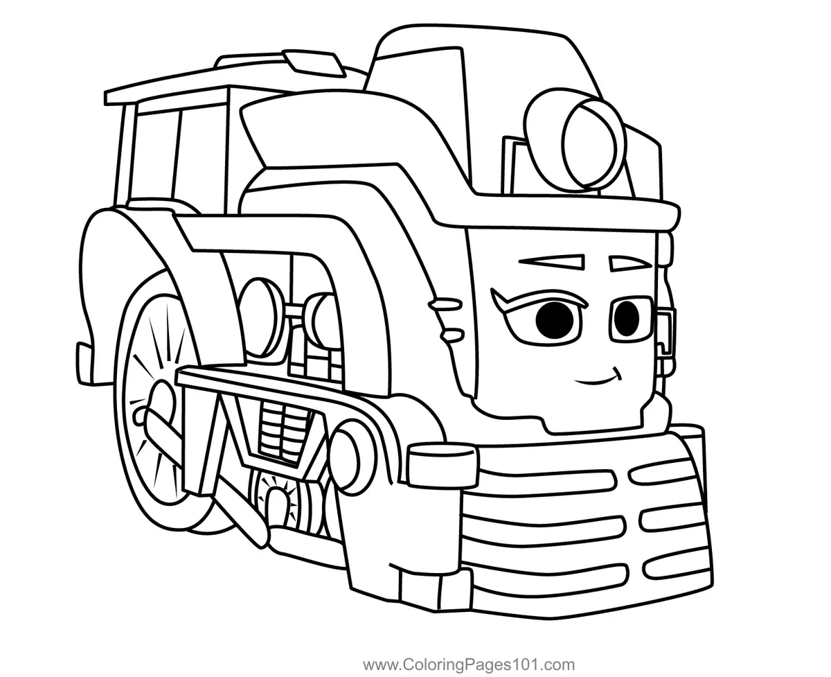 Mighty Express Coloring Pages 11