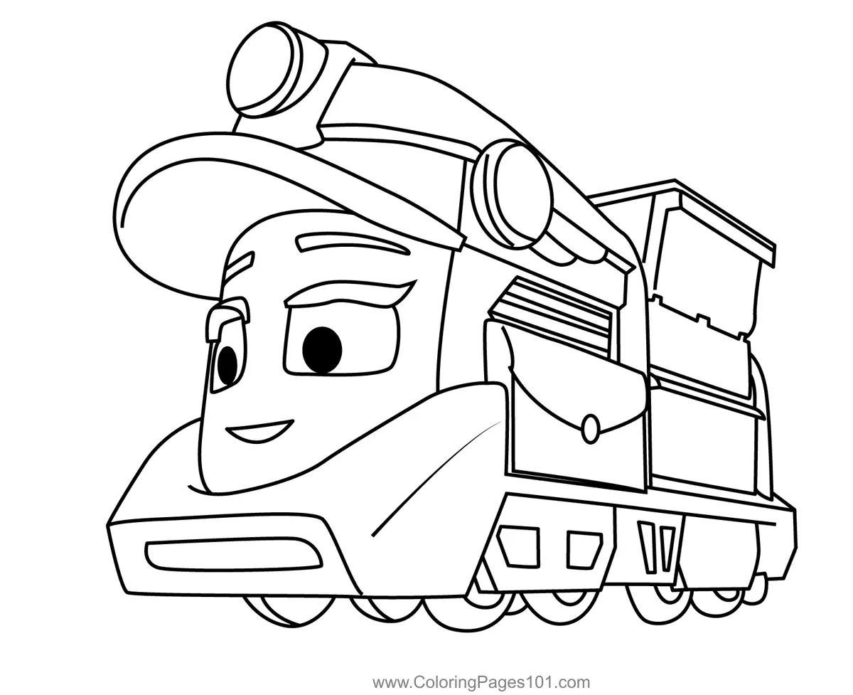 Mighty Express Coloring Pages 6