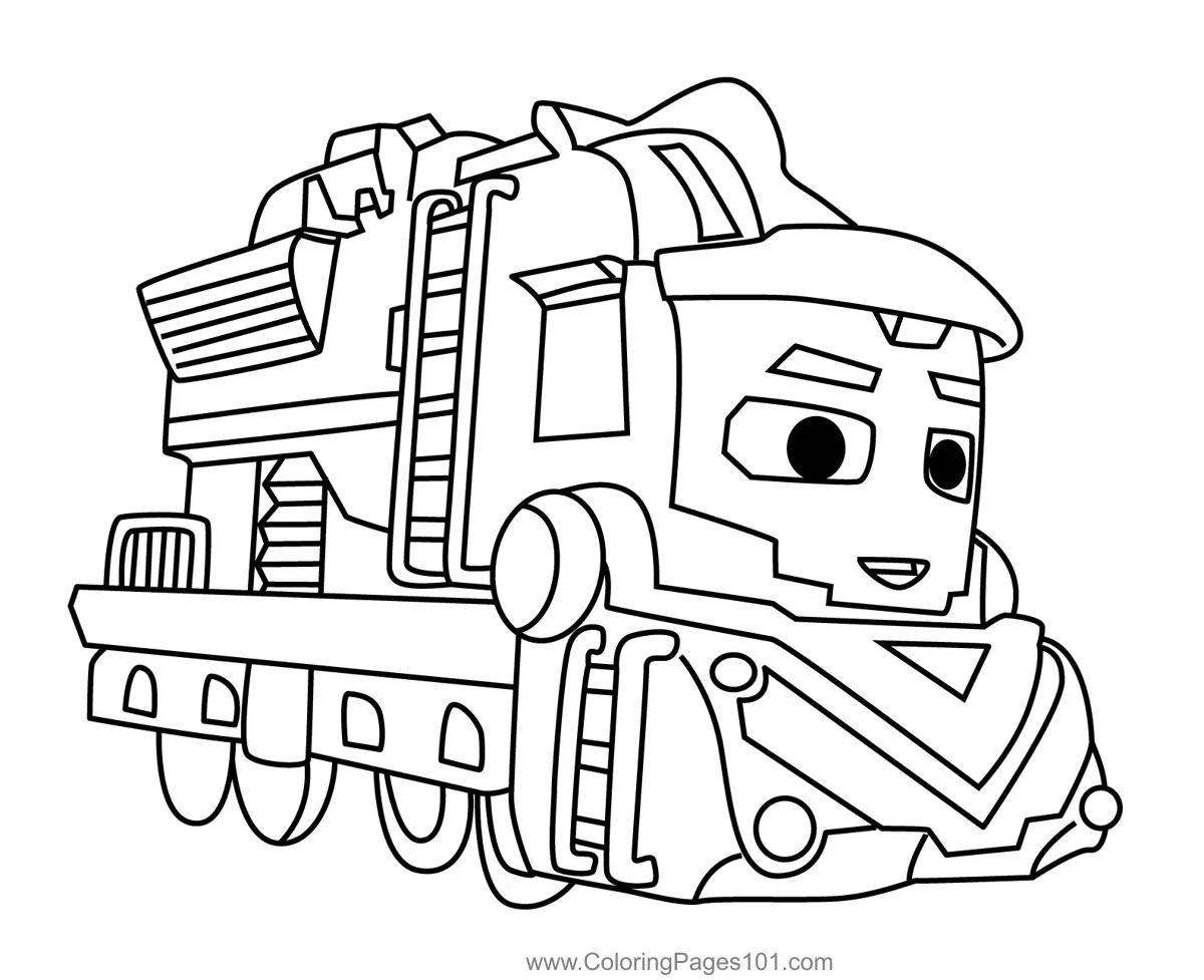 Mighty Express Coloring Pages 9