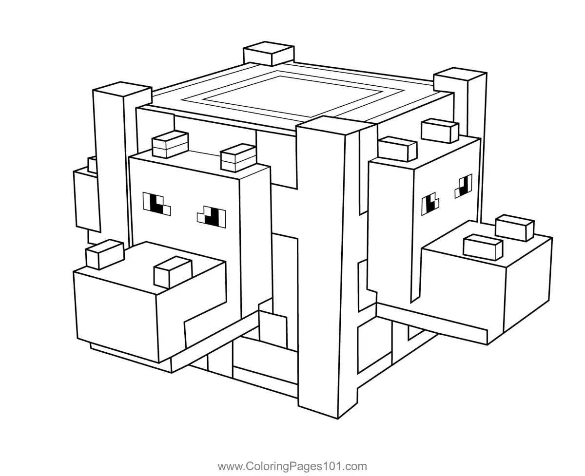 Minecraft Coloring Pages 11
