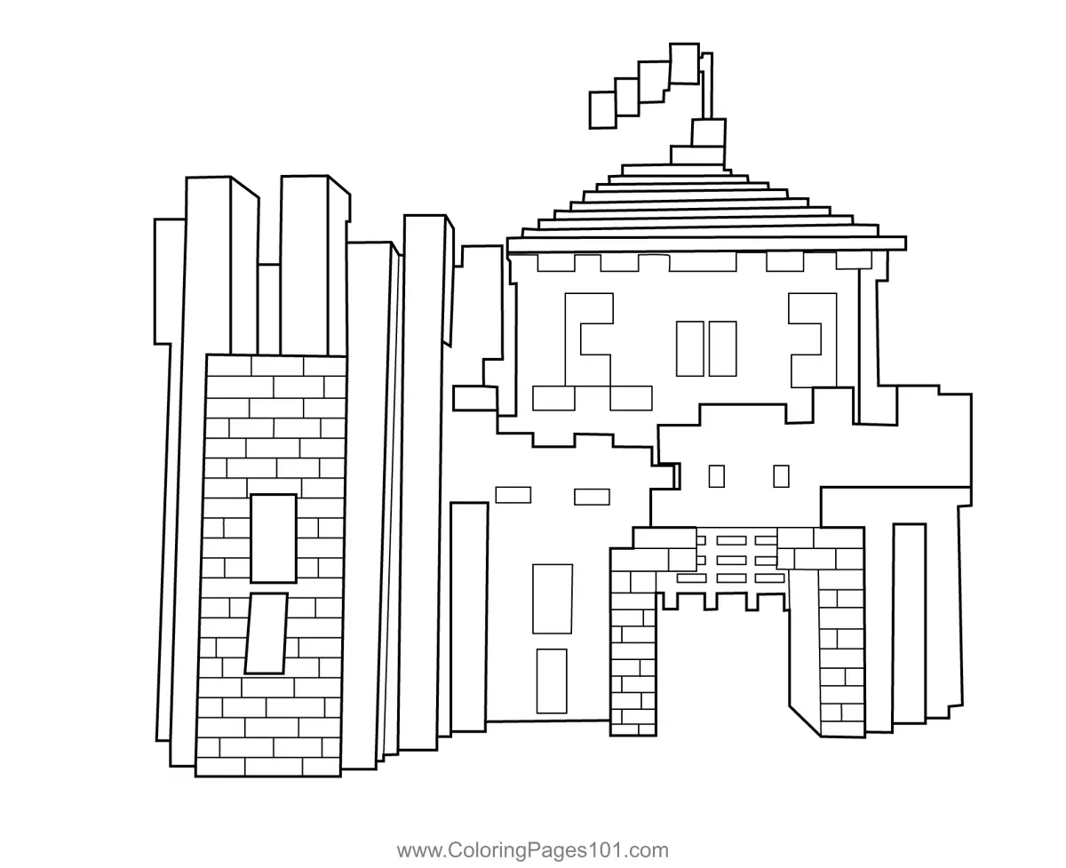 Minecraft Coloring Pages