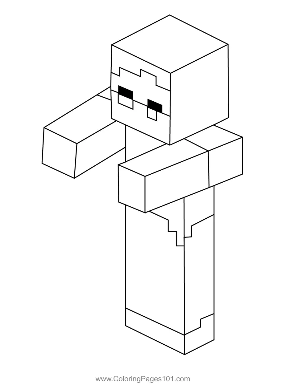 Minecraft Coloring Pages 2