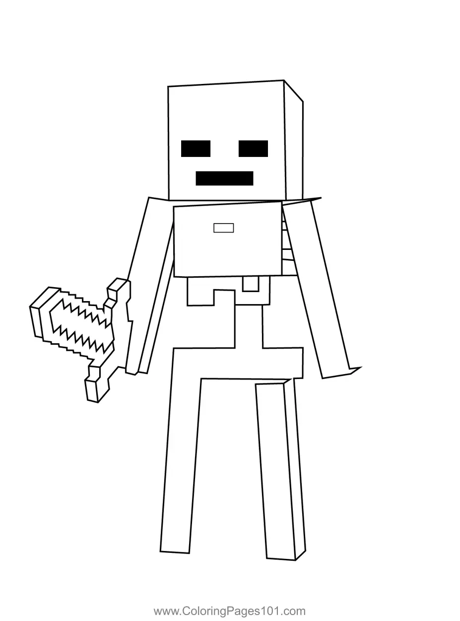 Minecraft Coloring Pages 5