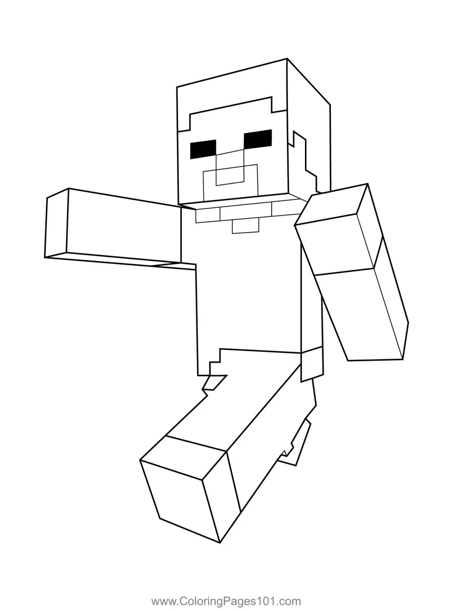 Minecraft Coloring Pages 9