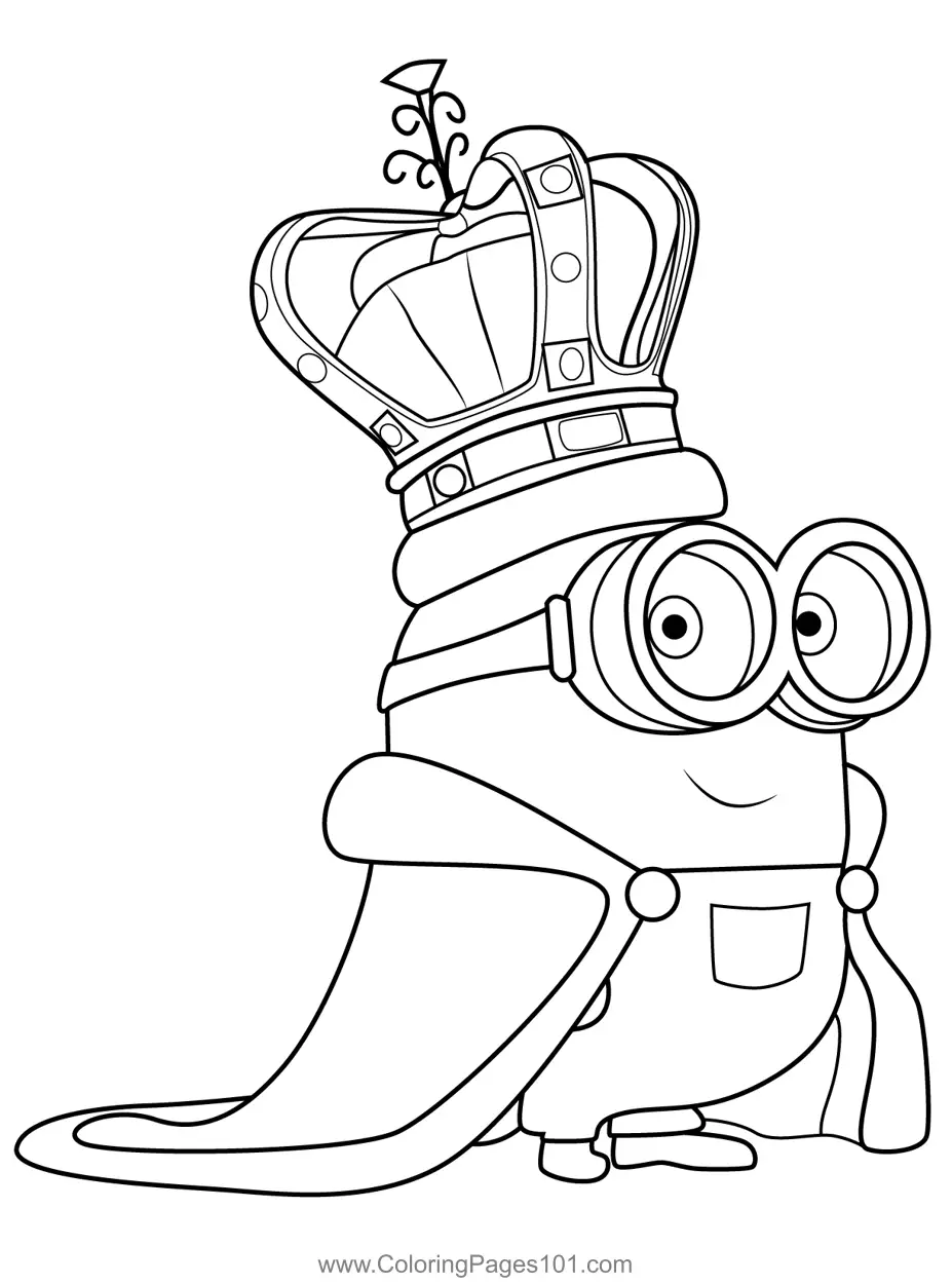 Minions Coloring Pages 1