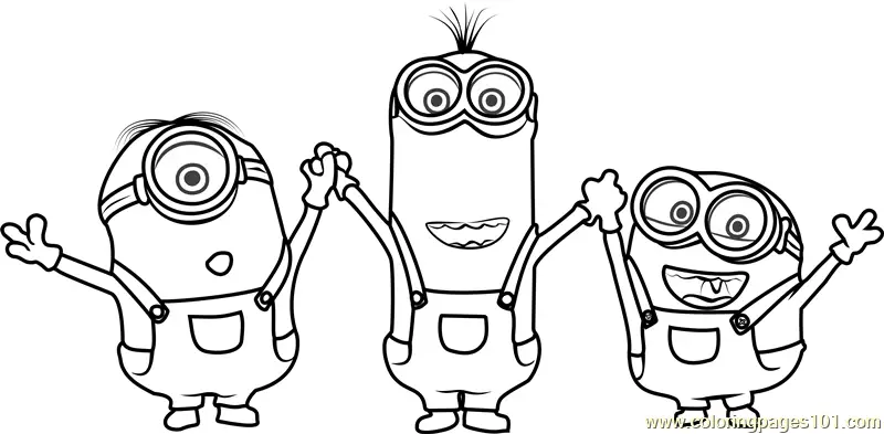 Minions Coloring Pages 9