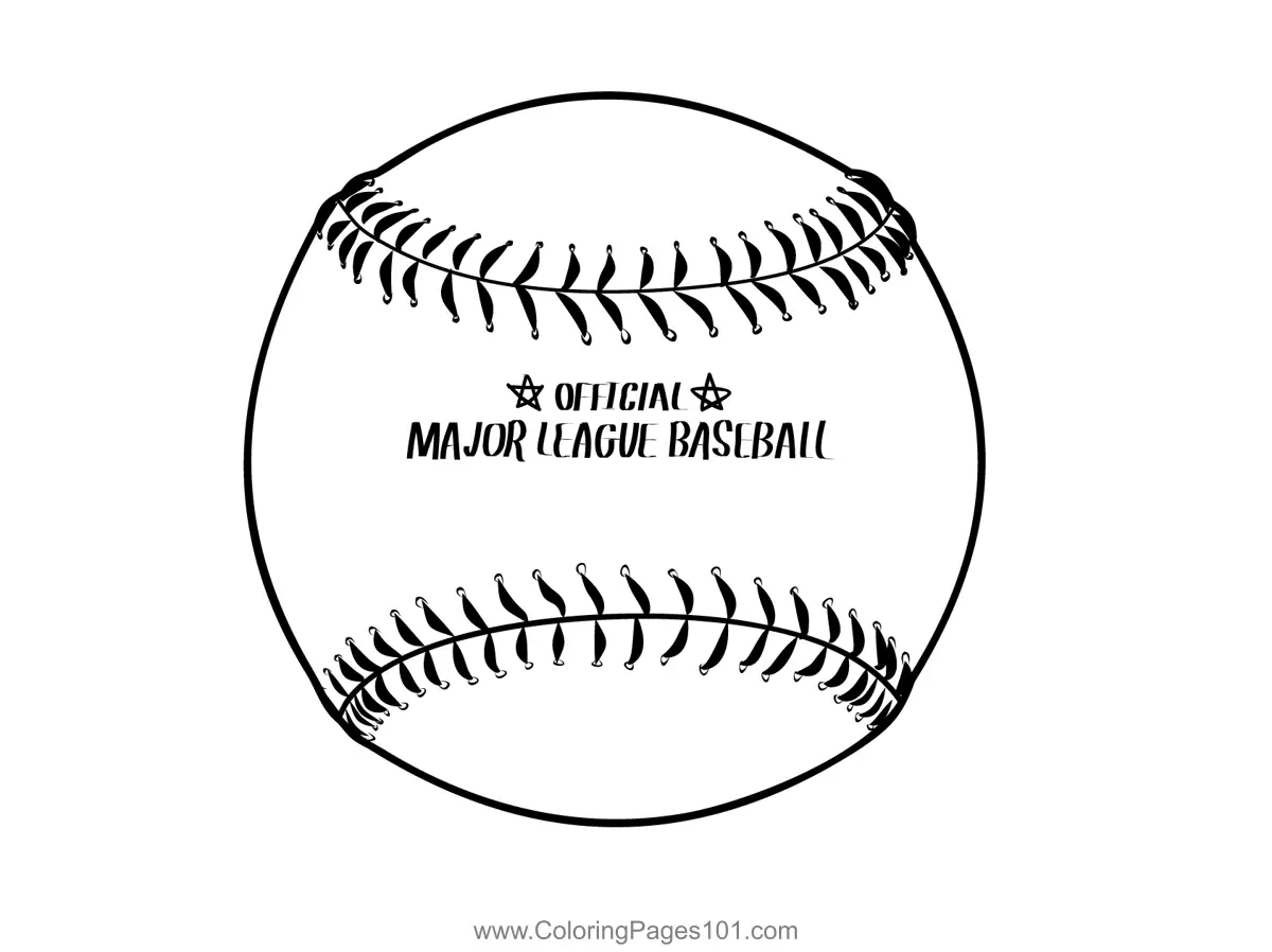 MLB Coloring Pages 1