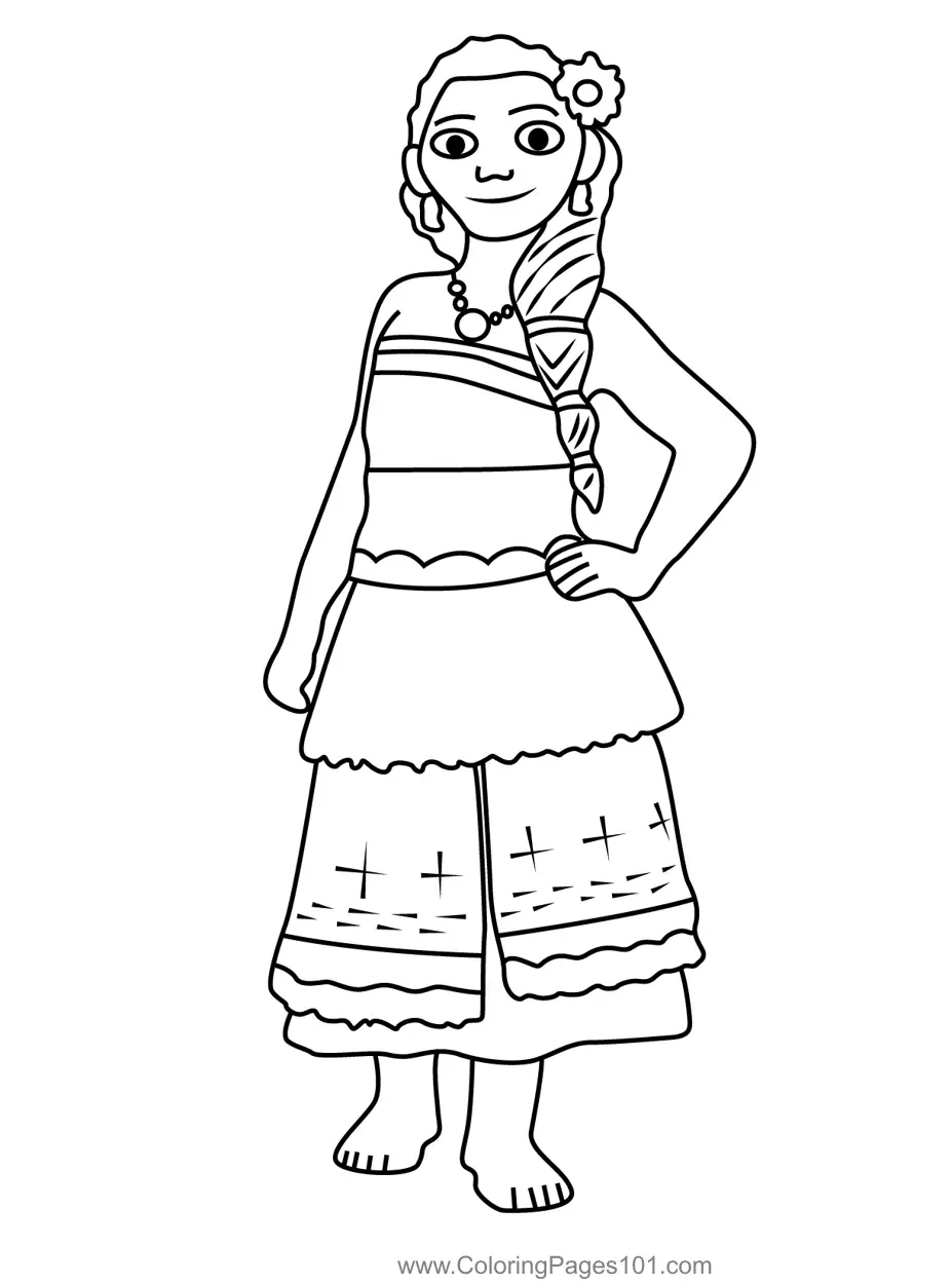Moana 2 Coloring Pages 1