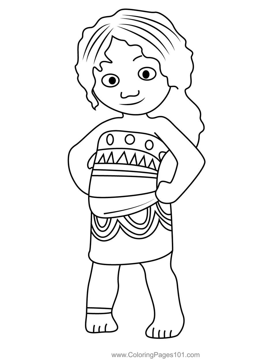 Moana 2 Coloring Pages 2