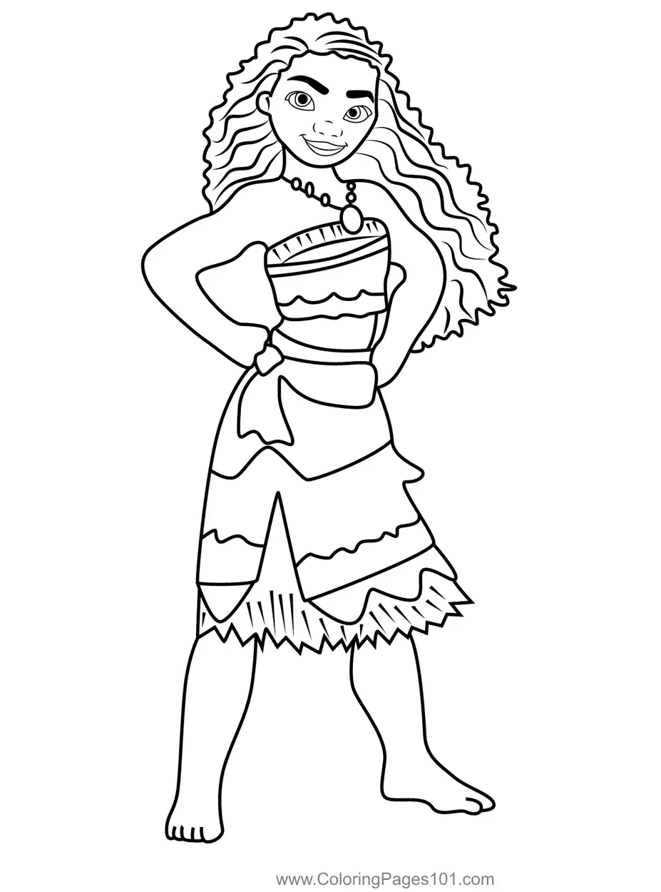 Moana 2 Coloring Pages 6