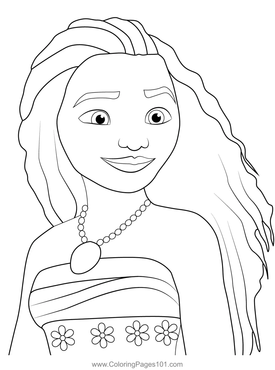 Moana Coloring Pages 1