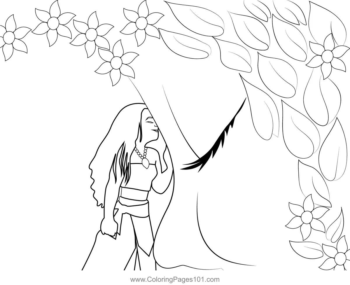 Moana Coloring Pages
