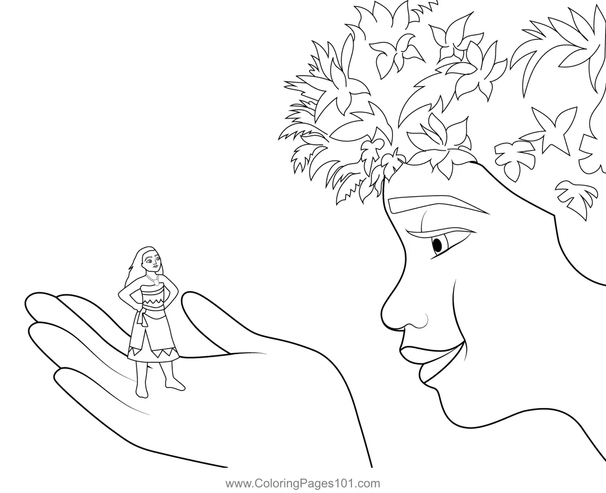 Moana Coloring Pages 2