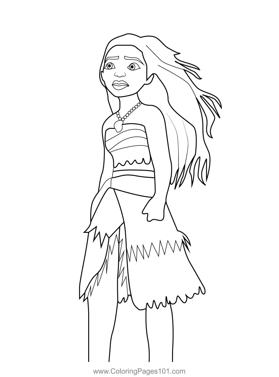 Moana Coloring Pages 3