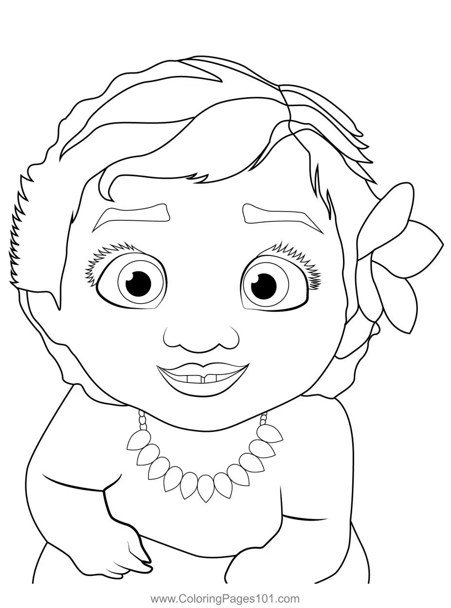 Moana Coloring Pages 5